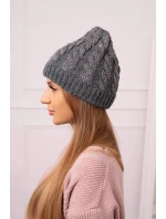 Dámská čepice Kalina K362 tmavě šedá Dámská čepice Kalina K362 tmavě šedá