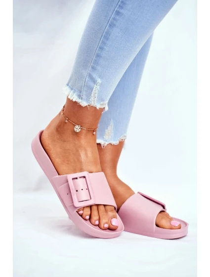 Dámské Nazouváky Big Star Růžové model 21534380 - Big Star Shoes Dámské Nazouváky Big Star Růžové model 21534380 - Big Star Shoes