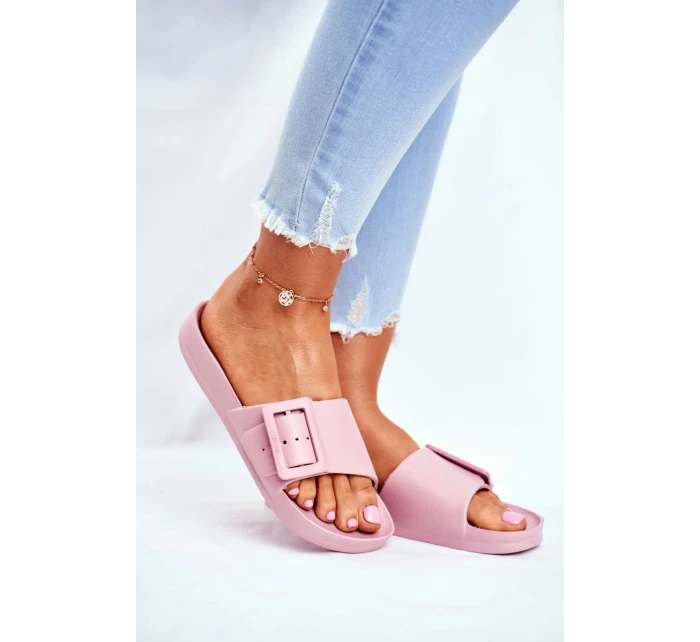 Dámské Nazouváky Big Star Růžové model 21534380 - Big Star Shoes Dámské Nazouváky Big Star Růžové model 21534380 - Big Star Shoes