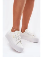 Dámské Tenisky Na Platformě Lee Cooper LCW-25-31-3450L Bílé