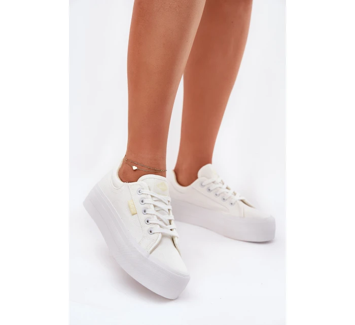 Dámské Tenisky Na Platformě Lee Cooper LCW-25-31-3450L Bílé