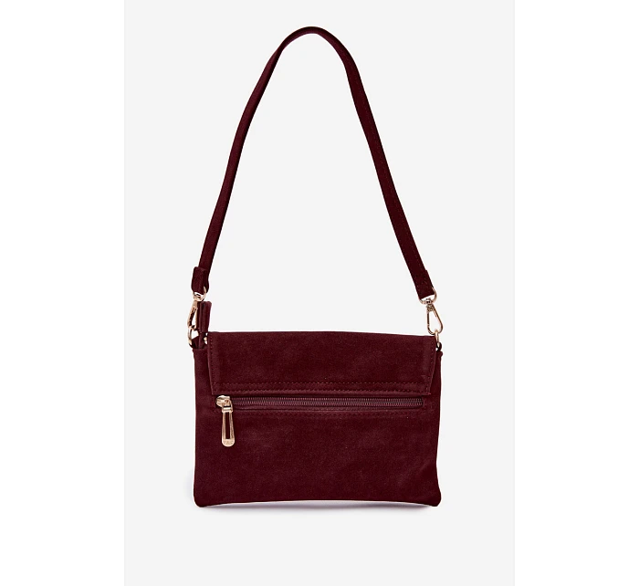 Malá Kabelka Listonoška z Eko Semiše Bordó Lucelle