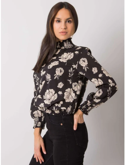 Halenka DHJ BZ 8501.79 černá a béžová Halenka DHJ BZ 8501.79 černá a béžová