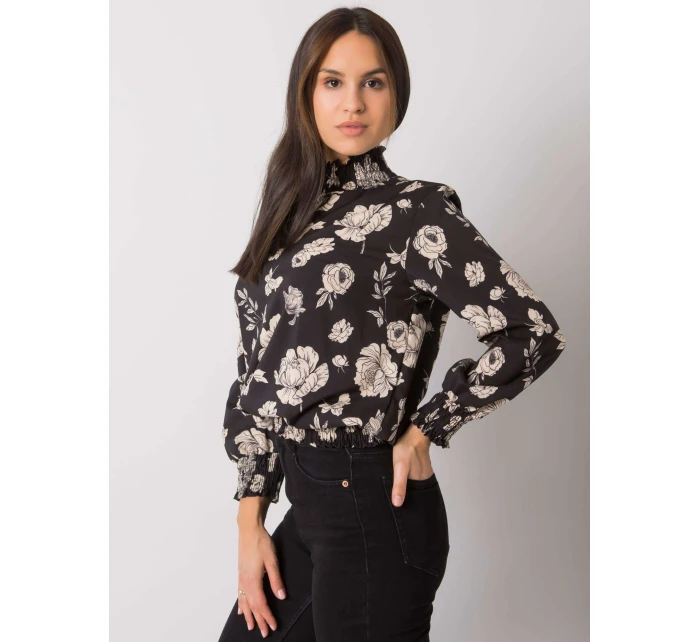 Halenka DHJ BZ 8501.79 černá a béžová Halenka DHJ BZ 8501.79 černá a béžová