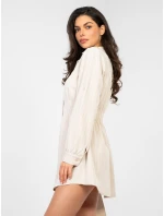 Sukienka IT SK model 22011380 jasny beżowy - FPrice