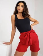 LK SN Šortky model 18461617 červená - FPrice LK SN Šortky model 18461617 červená - FPrice