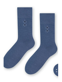 Pánské vzorované ponožky 056 Výprodej  JEANS 45-47