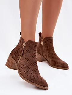 Boty na podpatku  model 230941 Step in style