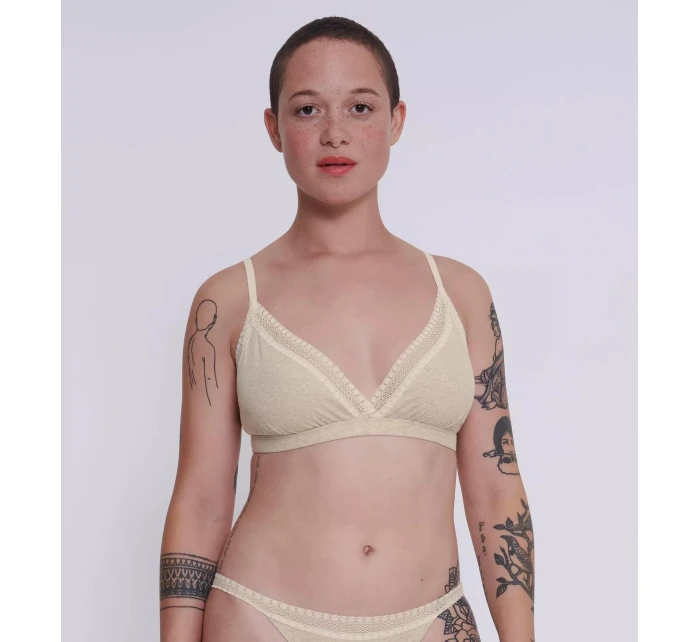 sloggi GO Ribbed R Bralette - GRAY - SLOGGI GRAY - SLOGGI