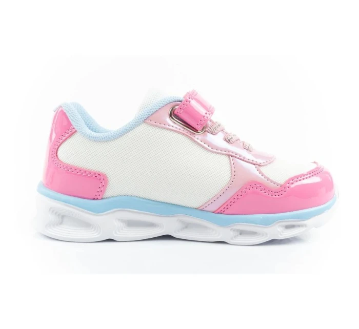 model 21736617 dětské sportovní tenisky lehké na suchý zip LED - Leomil