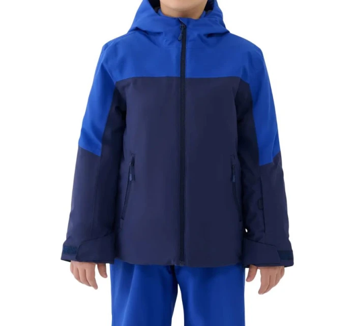 Chlapecká lyžařská bunda 4F M0821 navy blue 4FJWAW25TTJAM0821 31S