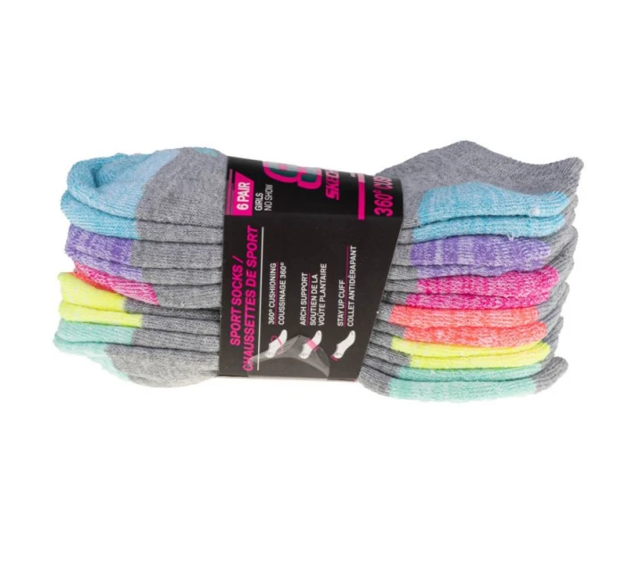 6ks Dívčí froté  šedá model 21732246 - Skechers