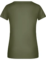 Daiber 8007 Dámské tričko z bio bavlny 02.8007 olive