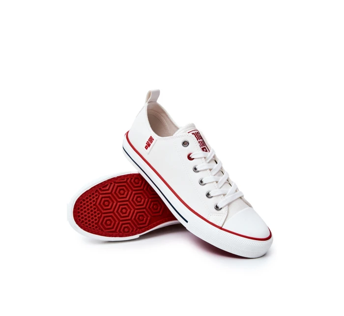 Pánské Kožené Tenisky BIG STAR model 21571786 Bílý - Big Star Shoes