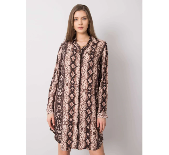 Šaty TO SK 1103 9.10P hnědá