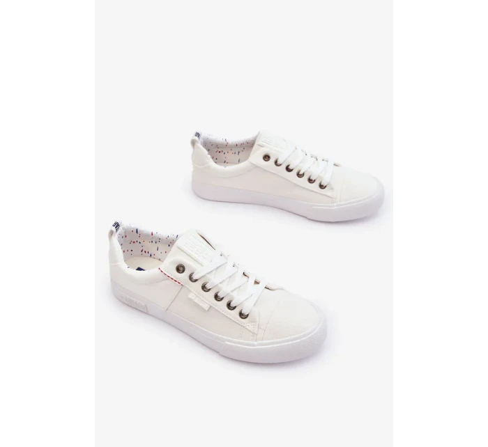 Pánské nízké Materiál tenisky Big Star KK174001 Bílá