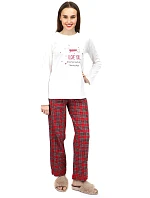 Dámské triko na spaní LA2031PB bílá - Noidinotte