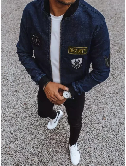 Pánská černá bunda FashionStreet TX4108 Pánská černá bunda FashionStreet TX4108