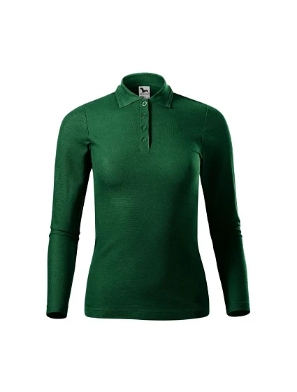 Tmavě zelená polokošile Pique Polo LS W model 20116652 - Malfini