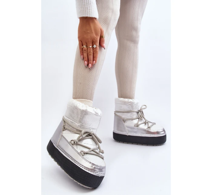 Dámské zimní boty se šněrováním model 21644972 - Boto Dámské zimní boty se šněrováním model 21644972 - Boto