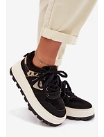 Dámské tenisky na platformě černé model 22039766 - Boto Dámské tenisky na platformě černé model 22039766 - Boto