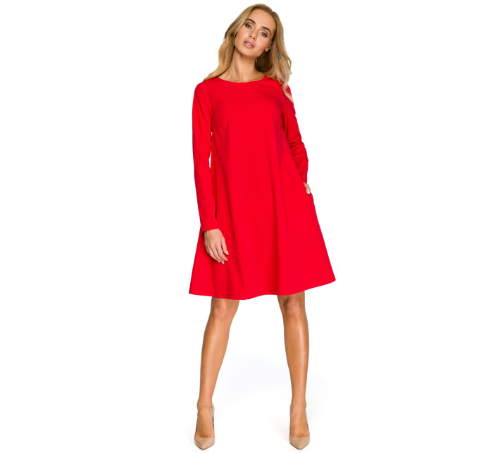 Dámské šaty model 19147451 červené - STYLOVE
