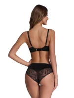 Dámská podprsenka 2107 Yasemin Černá s béžovou - AVA Dámská podprsenka 2107 Yasemin Černá s béžovou - AVA