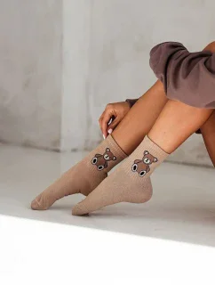 DÁMSKÉ PONOŽKY S MEDVÍDKEM 0200.008