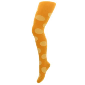 KIDDY - Vzorované punčocháče 2-6 leté dívky ŽLUTÁ 104-110