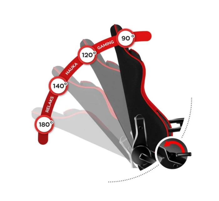 Dětská herní židle Red Mesh model 21325946 - Huzaro Dětská herní židle Red Mesh model 21325946 - Huzaro