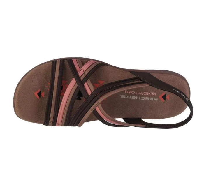 Skechers Reggae Slim Simply Stretch Sandály 163023-CHMT Brown 36 Skechers Reggae Slim Simply Stretch Sandály 163023-CHMT Brown 36