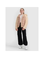 Dívčí péřová bunda se syntetickou výplní model 21814846 - 4F Dívčí péřová bunda se syntetickou výplní model 21814846 - 4F