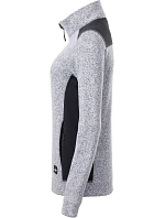 Daiber JN 861 Dámská pracovní pletená fleece bunda - Strong 02.0861 white melange/carbon Daiber JN 861 Dámská pracovní pletená fleece bunda - Strong 02.0861 white melange/carbon