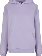 Build your Brand BY 289 Dámská oversize mikina s kapucí "Fluffy" 56.0289 lilac