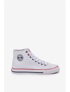 Pánské Textilní Tenisky Big Star NN174305 HI-POLY SYSTEM Bílé