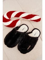 Kožešinové dámské pantofle černé model 21772474 - Boto Kožešinové dámské pantofle černé model 21772474 - Boto