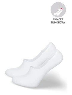 Pánské ponožky Microstopky bavlněné bílé