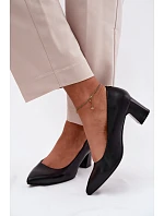 Lodičky na podpatku Sergio Leone PB413 Černé