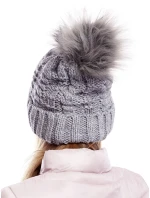 Dámská čepice AT CZ model 20903905 tmavě šedá - FPrice Dámská čepice AT CZ model 20903905 tmavě šedá - FPrice