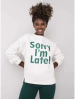 Mikina EM BL 624.90P bílá zelená Mikina EM BL 624.90P bílá zelená