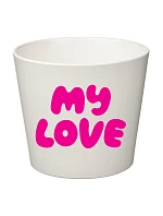 MY LOVE - malý květináč 
