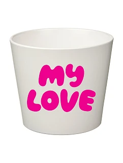 MY LOVE - malý květináč 