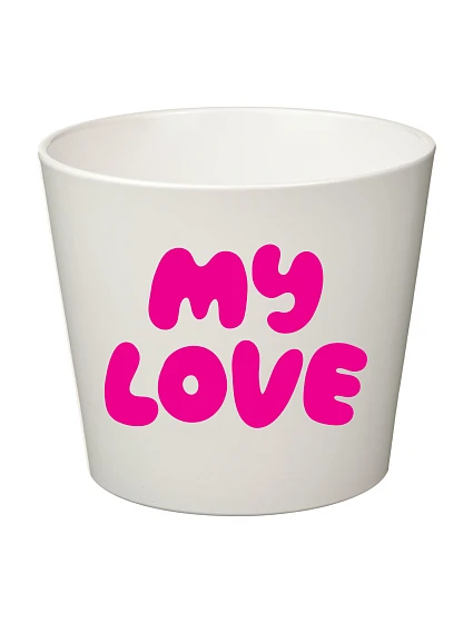 MY LOVE - malý květináč 