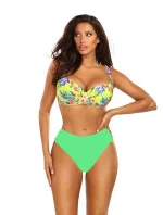 Dámské dvoudílné plavky Hawaii 7 S940HA7-3 žluto-zelené - Self