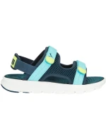 Dětské sportovní sandály Evolve Jr 390449 02 Tmavě modrá se sv.modrou a žlutou - Puma