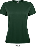 SOL'S Sporty Women Dámské raglánové sportovní tričko 25.1159 forest green