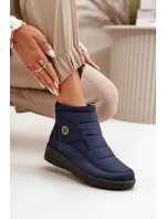 Dámské Zateplené Sněhule Tmavě Modré model 21668300 - EVENTO Dámské Zateplené Sněhule Tmavě Modré model 21668300 - EVENTO