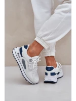 Sportovní Boty Tenisky Dámské Big Star NN274A103 HI-POLY SYSTEM Bílá-Námořnická Sportovní Boty Tenisky Dámské Big Star NN274A103 HI-POLY SYSTEM Bílá-Námořnická