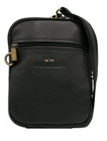 Pánské kabelky [DH] Kožená taška PTN 1113 NDM BLACK
