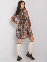 Šaty WN SK 2311 3.84 černá a béžová